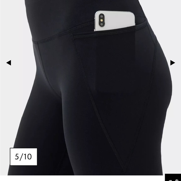 Sweaty Betty Power 9" Biker Shorts - Black xs never worn - Picture 4 of 11